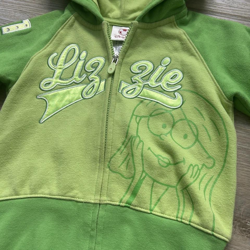 迪士尼商店 XS(4) Lizzie McGuire 刺绣拉链连帽衫 * * — 第 2/4 张图片