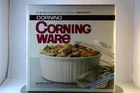 Vintage 1986 Corning Ware French White 2.5 Qt Round Casserole Union Label Sealed