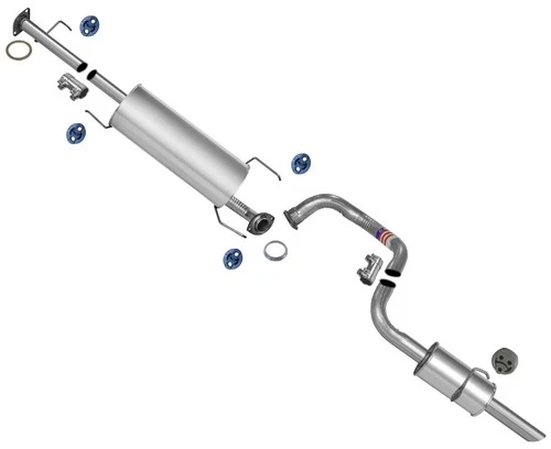 For Toyota 4 Runner 4.0 2003-2009 Muffler Exhaust System Made in USA w Gaskets