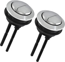 2 Pack Dual Push Flushing Toilet Button, 48Mm Toilet Tank Buttons Toilet Valve R