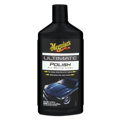 (1 Pack) Meguiar's Car ULTIMATE COMPOUND & POLISH Combo Waxing Glaze Max Gloss