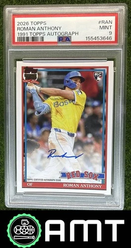 2026 Topps Series 1 Roman Anthony Red Foil (PSA 9)