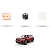 Hoffcar Wartungsset - 3 Filter FüR VW Tiguan II (AD1) 1.4 TSI 92 Kw Ab 2016