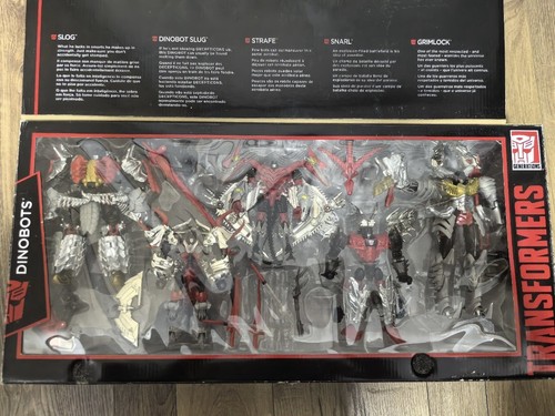 Hasbro Transformers Age of Extinction Dinobots Platinum Edition G1 Ver. 5-pack - Picture 2 of 2