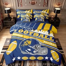 Erosebridal Kids Football Bedding 7 Piece Comforter Set Boys Bed in Bag