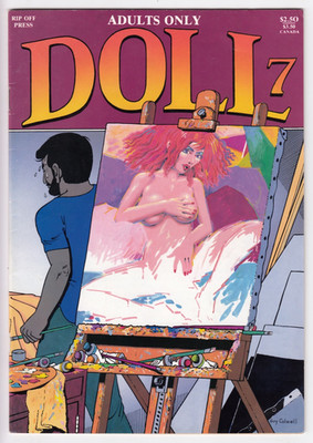 Rip Off Press  DOLL #7  Guy Colwell !!  1991  Erotic Underground CULT Series !!