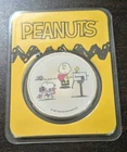 Peanuts Snoopy Charlie Brown Valentine 1 oz Colorized Silver Coin In TEP