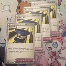 Patrol Cap 4x Trainer Playset Tool 191/197 Obsidian Flames Pokémon TCG 2023 NM
