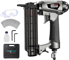 Pneumatic Brad Nailer, 18 Gauge Nail Gun Fires 5/8-Inch to 2-Inch Brad Nails wit