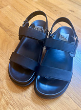 Dolce Vita Women s Black Leather Strappy Ankl...