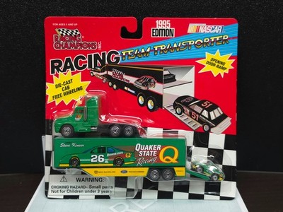 1:87 #26 STEVE KINSER QUAKER STATE RACING CHAMPIONS TRANSPORTER HAULER 1995