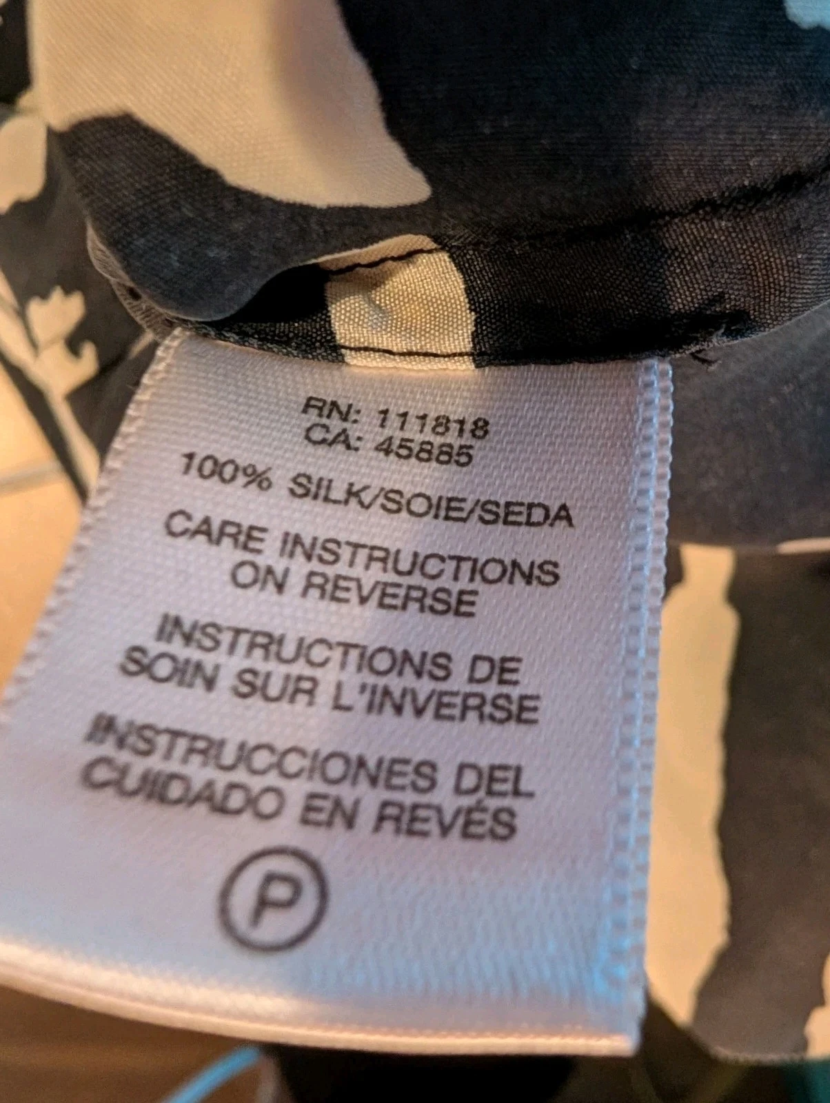 Abito smanicato Michael Kors stampa zebrata nero bianco seta donna 6