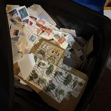  stamp collection estate box lot WW 5oz covers  stamps plate blocks fdcs  etc.  