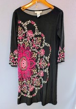 London Style Medallion Print Dress Size 8