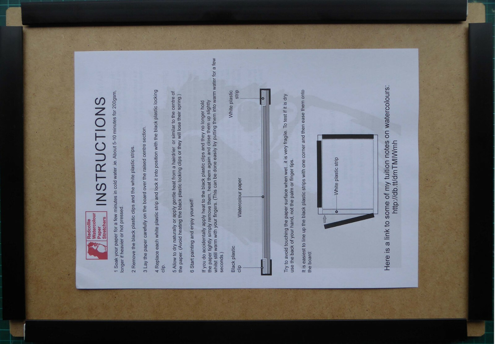 HALF IMPERIAL REDCOLLIE WATERCOLOUR PAPER STRETCHER 56X38cm 22X15