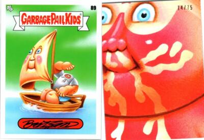 2023 Garbage Pail Kids Go On Vacation AUTOGRAPH CARD 89 SAILING SAL B ENGSTROM