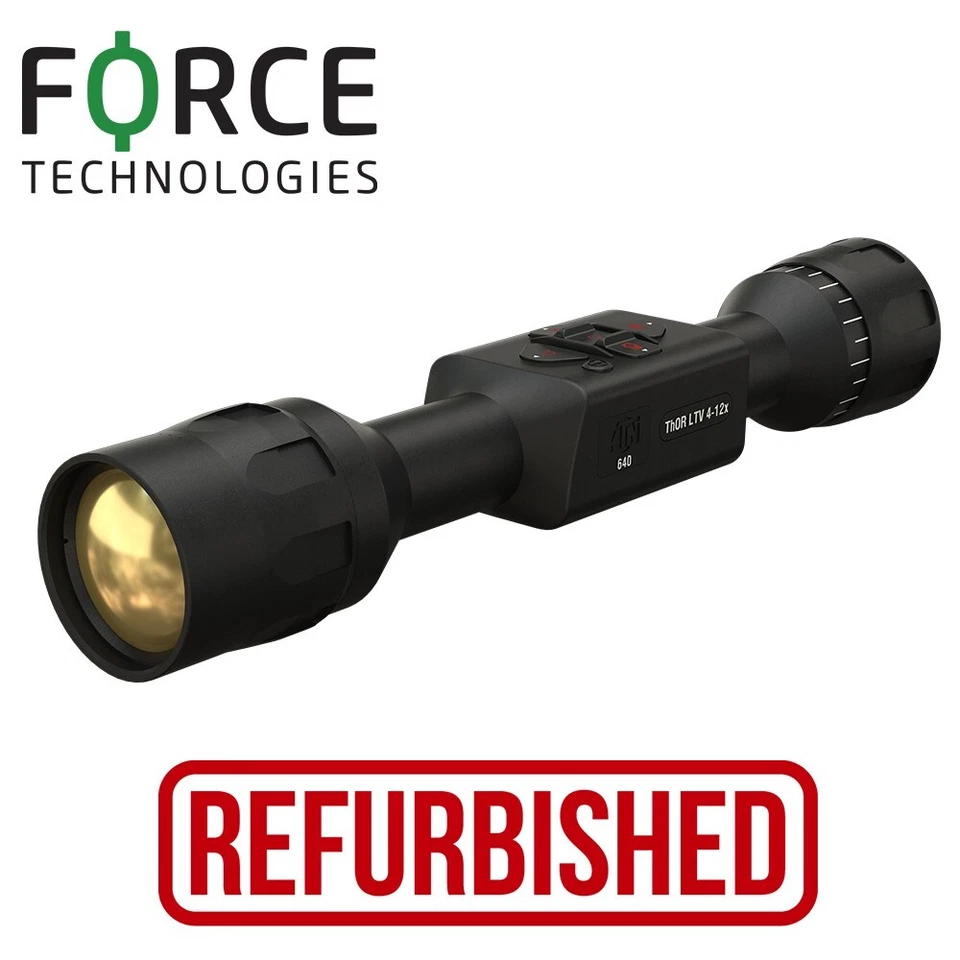 Refurbished ATN Thor LTV 4-12x, 640x480 12 micron Thermal Rifle Scope