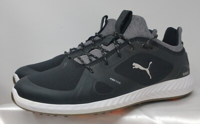 Puma Ignite PwrFrame GOLF SHOE 189891-03 WATERPROOF Black & Grey