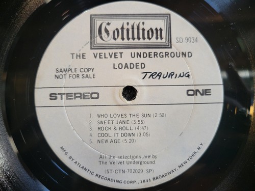 VELVET UNDERGROUND LOADED WLP WHITE LABEL PROMO - Picture 6 of 6