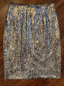 silver sequin skirt ebay