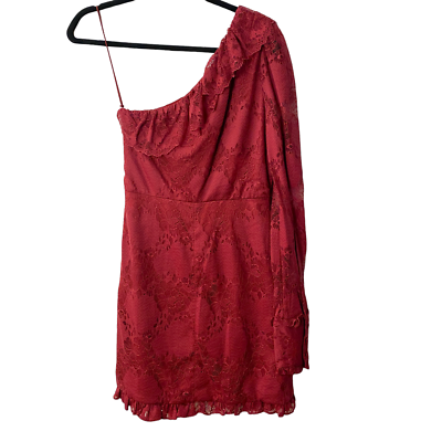 Alexis One Shoulder Lace Ilana Dress Burgundy Size Medium | eBay Alexis One Shoulder Lace Ilana Dress Burgundy Size Medium | eBay