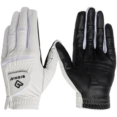 Bionic Men's Left Hand Relax Grip 2.0 Golf Glove - Black