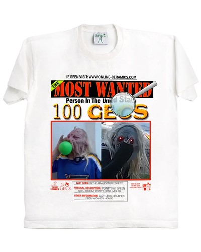 T-Shirt Online Ceramics x 100 Gecs ""Most Wanted"" M Medium NEU versiegelt
