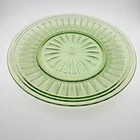 Hazel Atlas Green Depression Glass New Century Salad Plate