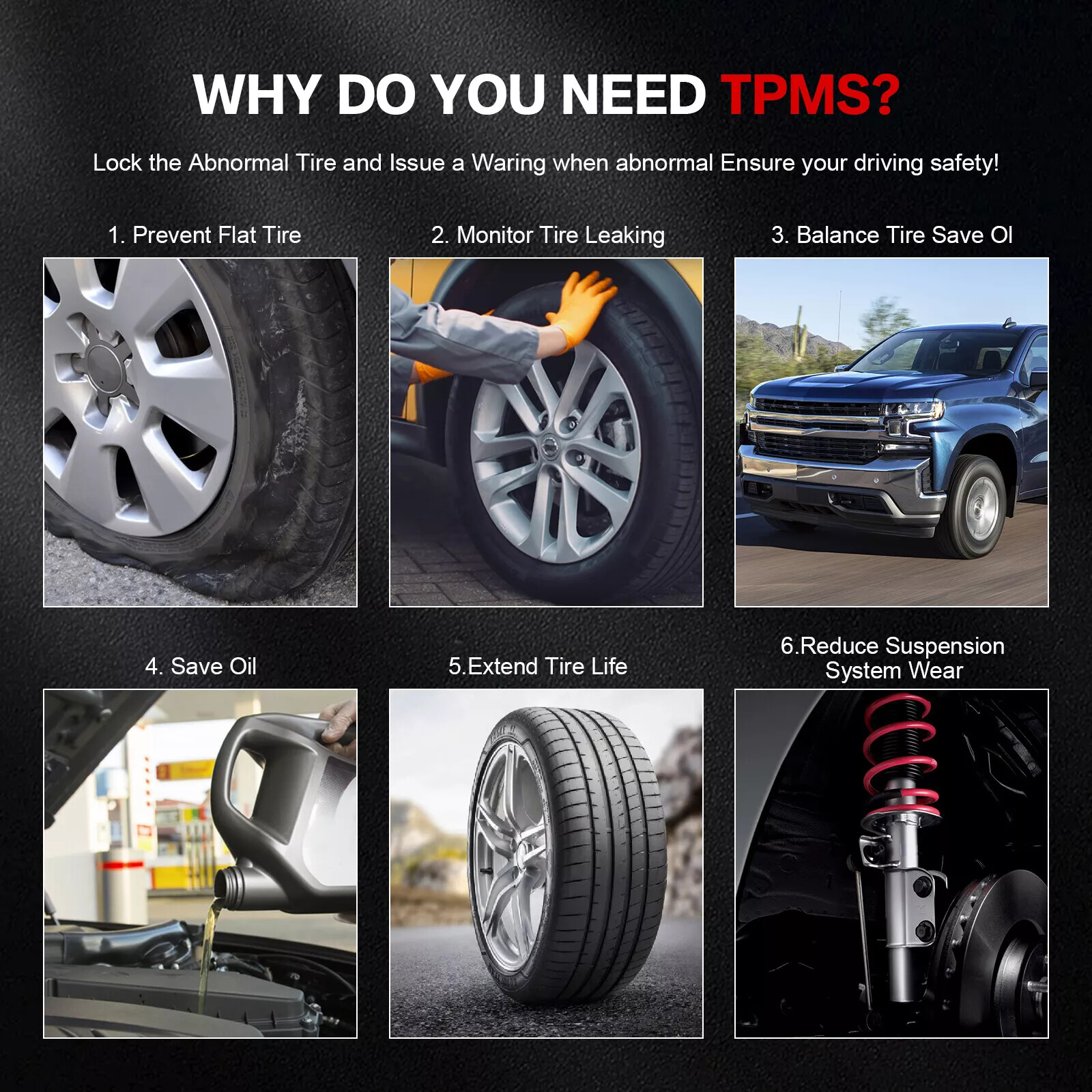 4x Genuine 13586335 TPMS Tire Pressure Monitoring Sensor For GM Chevy GMC Buick