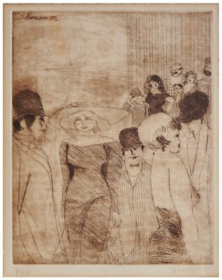 David Schneuer: On the Promenade 73/German Expressionism /Weimar Cabaret culture