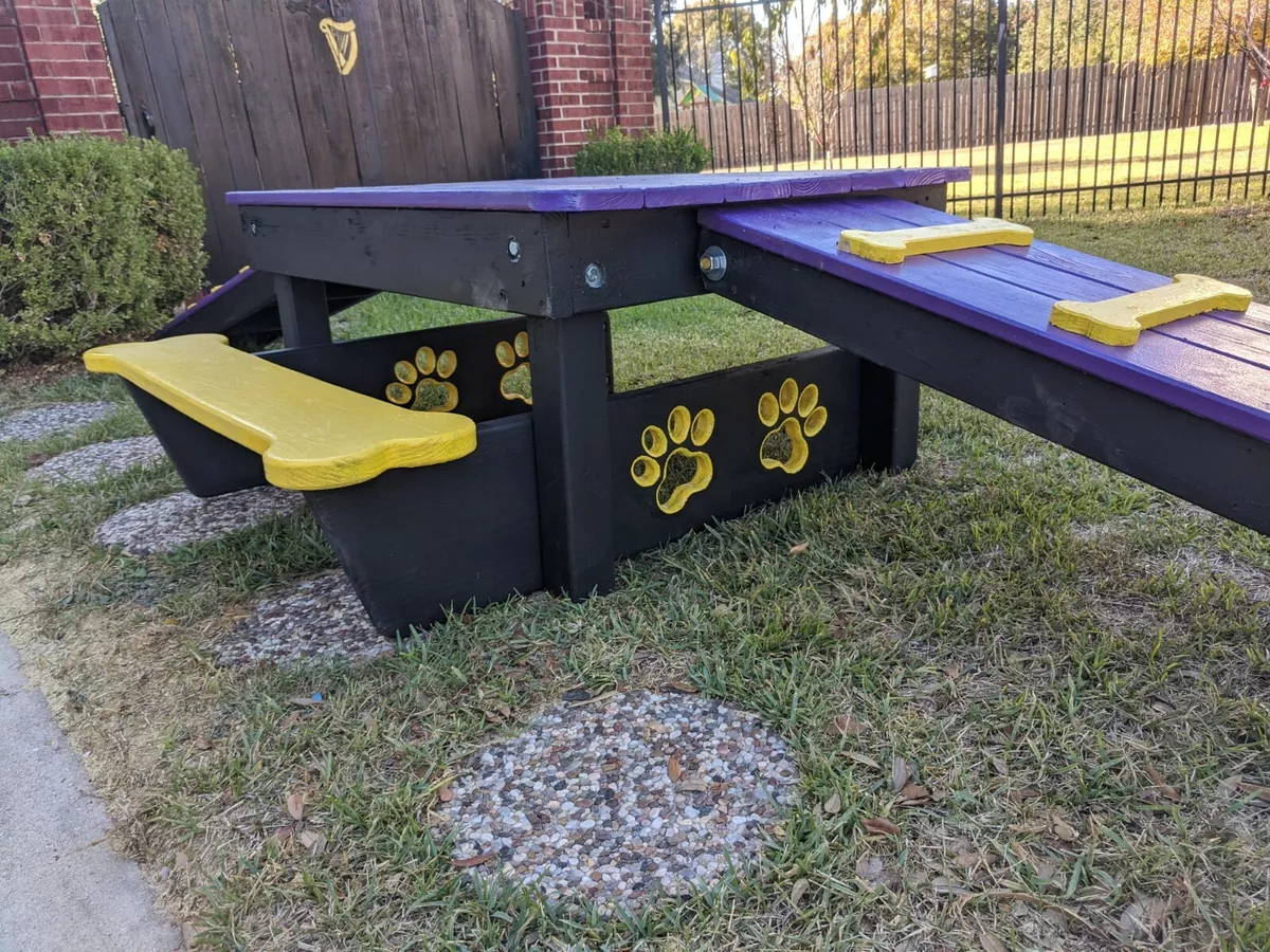 Dog play ramps top