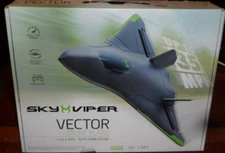 Sky Viper Vector Stunt Plane 4 Channel 6 Axis Auto Stabilization Easy to Fly