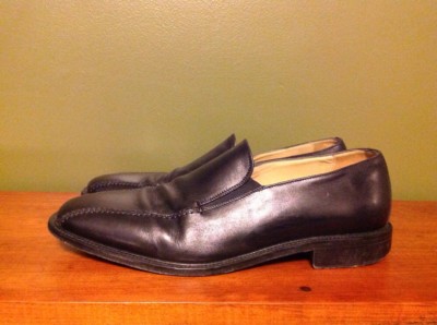 Johnston & Murphy Shoes Black Leather Loafers Men display picture 2