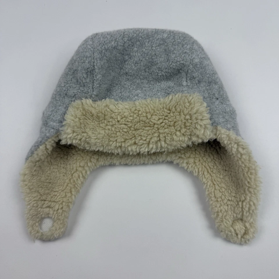 Zutano Gris Vellón Sherpa Invierno Trampero Sombrero Bebé Infante Unisex Talla 6 Meses Foto 2 de 4