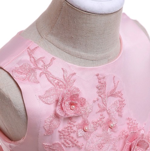 Vestito Damigella Cerimonia Bambina Girl Party Bridesmaid Dress CDR109 - VM - Picture 5 of 23