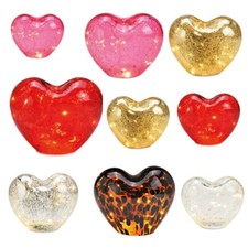 Dekoleuchte Herz Glas Herz Lampe mit LED Lichterkette, Timer, Dekolampe, Leuchte