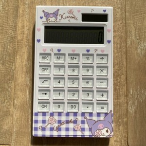 Sanrio Kuromi solar powered/battery calculator NEW