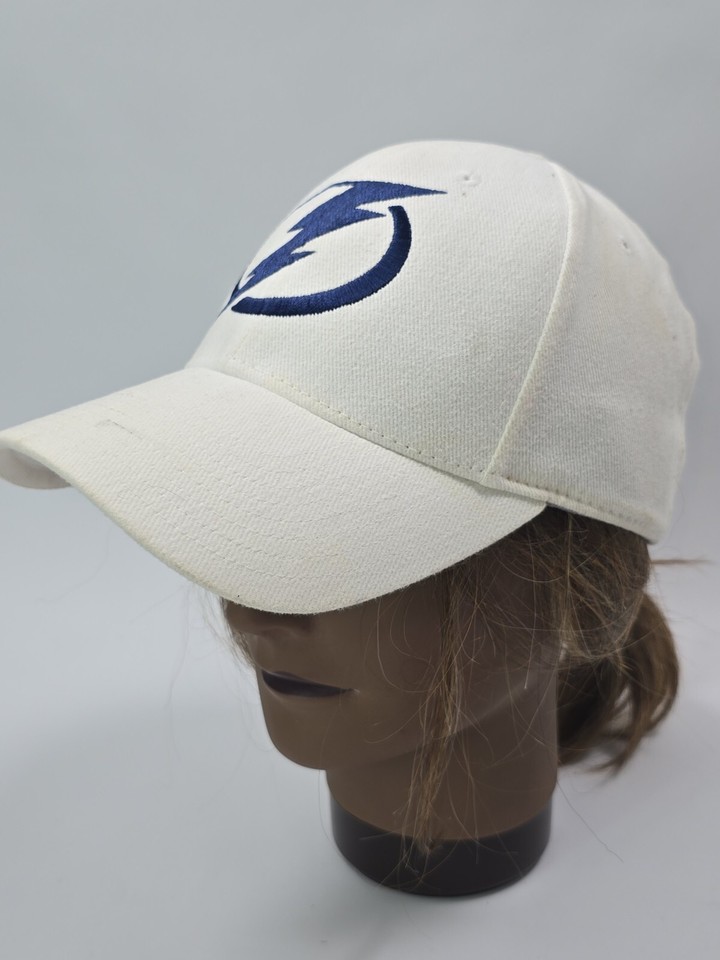 Adidas Tampa Bay Lightning Hat White Baseball Cap Ball Stitched NHL One