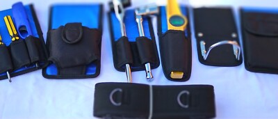 Gerüst Werkzeug Gürtel Blau Nylon Komplett Werkzeugset Frosch Band Wasserwaage Hammer Halter