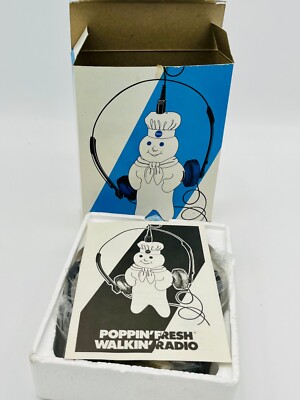 Popping Fresh Pillsbury Dough Boy Radio Walkman 1985 NIB | eBay