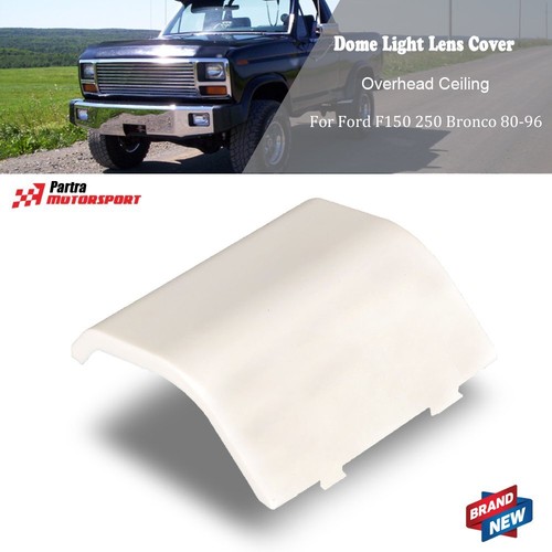 For Bronco 80-96 Ford F150 250 Overhead Ceiling Dome Light Bulb Lens White Cover - 第 1/7 張圖片