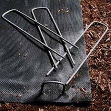 500 pack 4" Yard Garden Landscape Silver Galvanized Steel Staples MADE in USA
