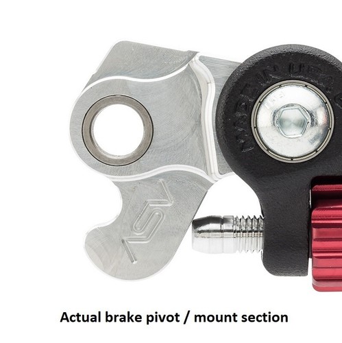 ASV F4 Orange Adjustable Levers Short Brake + Long Clutch for Yamaha WR426F 2002 - Picture 3 of 9