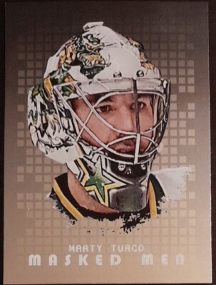 2008 - 2009 ITG Masked Men Marty Turco Silver Version #MM-26 Hockey Card