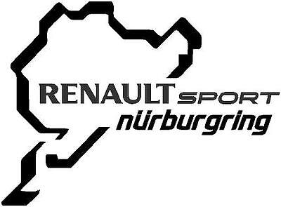 p40 Nurburgring Circuito Renault Pegatina Sticker Vinilo Moto GP Alemania MotoGP