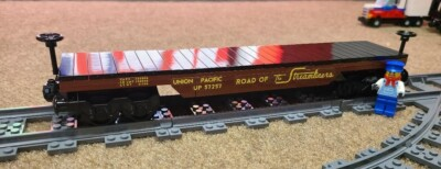 #ad Custom Train Union Pacific 04 Flat Car Please Read Item Description $110.00