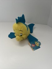 Disney The Little Mermaid 7" Bean Bag Flounder Plush Stuffed Animal Toy