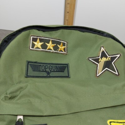 arm green backpack kids Playground TopGun School Backpack Army Green Bag for Teen Girls & Kids 17