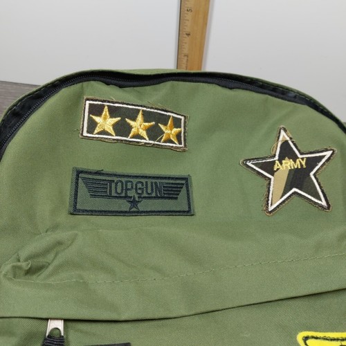 Zaino scuola Playground TopGun borsa verde militare per ragazze e bambini 17" nuovo con etichette - Foto 2 di 9