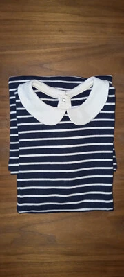Petit Bateau Superbe robe marinière manches courtes en coton molletonné - TTTBE - Photo 1/4